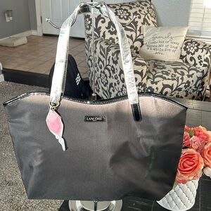NWT Lancôme nylon tote bag